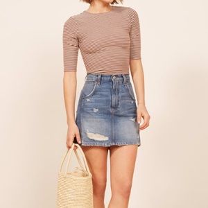 Reformation Sami Skirt Arches Size 25 NWT